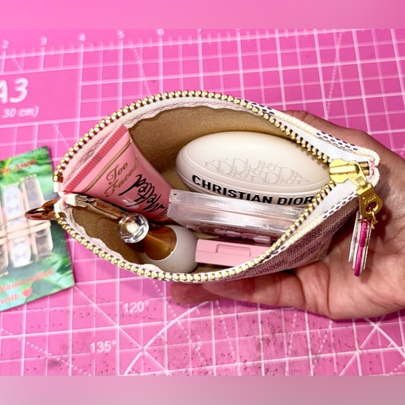 💗💖 Damier Azure zipper makeup cosmetic Pouch small wallet - Picture 7 of 17